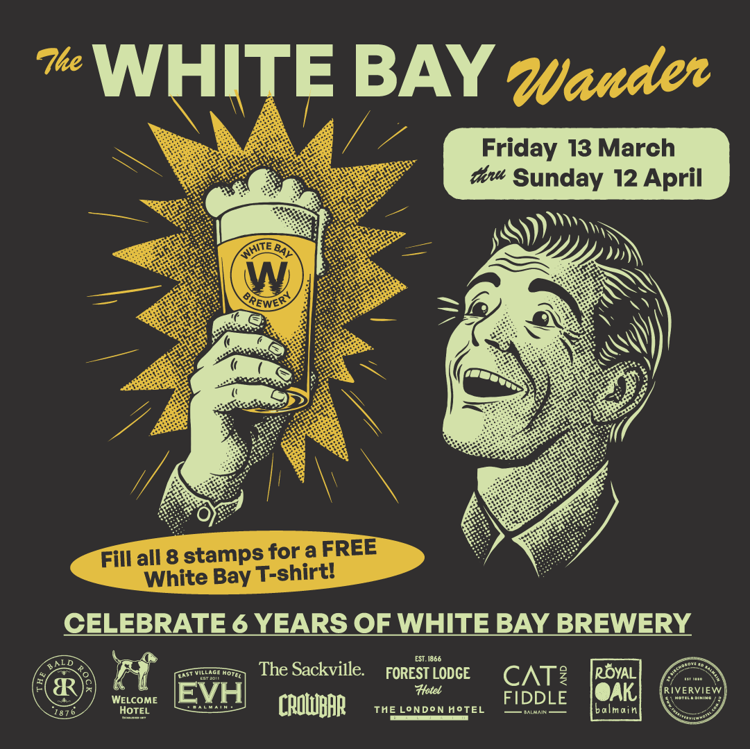 The 'White Bay Wander' Celebrate our 6th Birthday