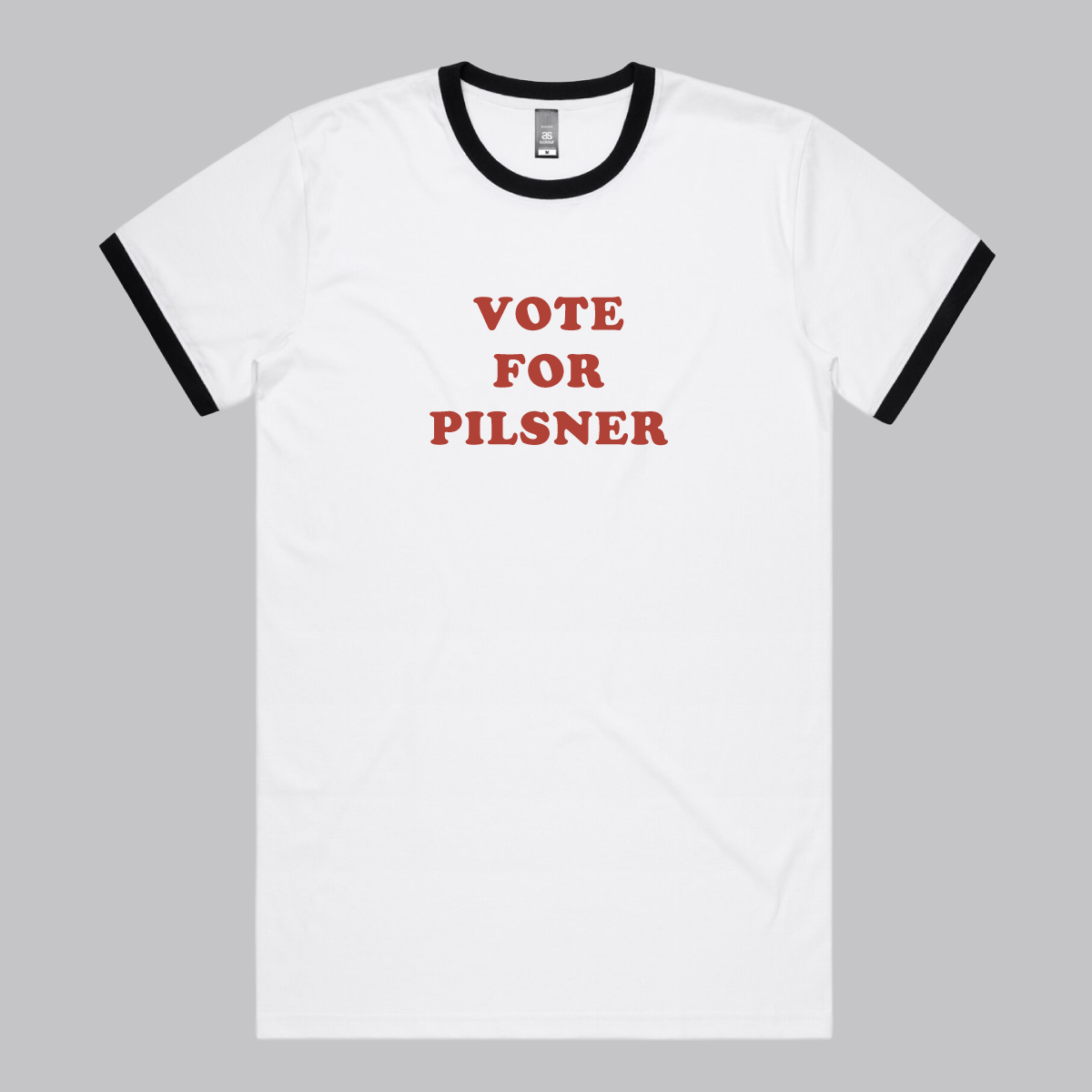 'Vote For Pilsner' Ringer Tee