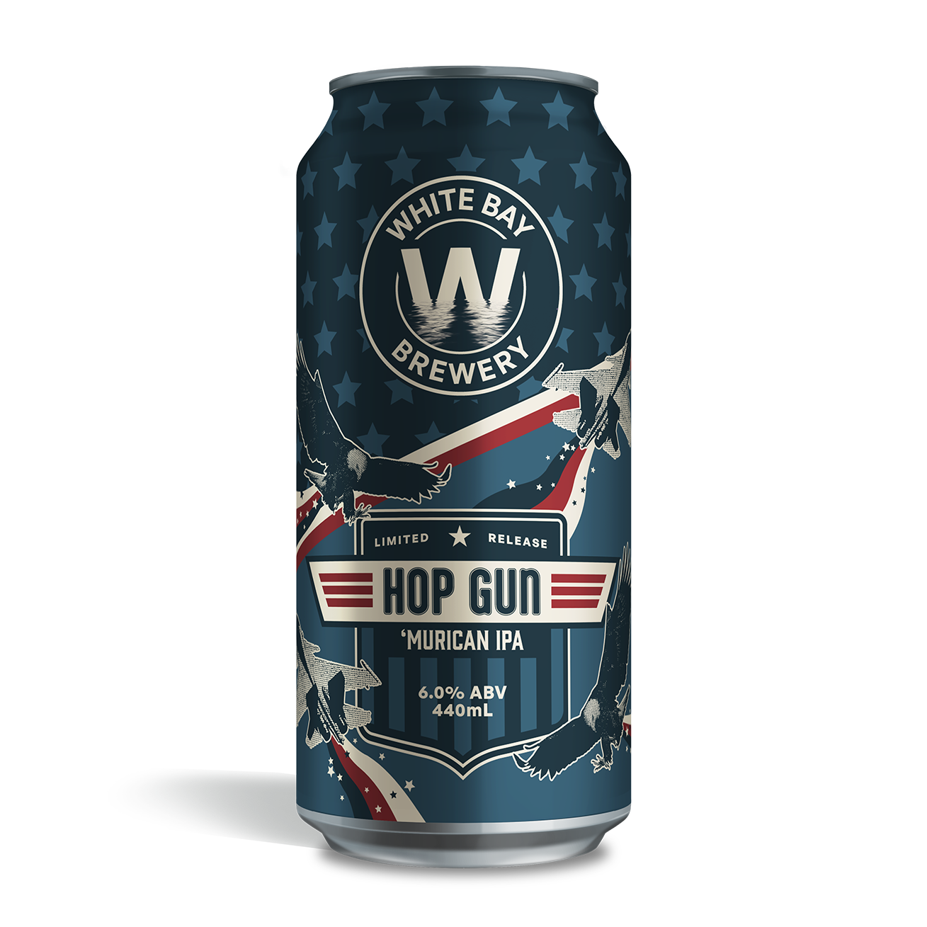 White Bay Brewery Hop Gun American IPA 440ml Can Australia 