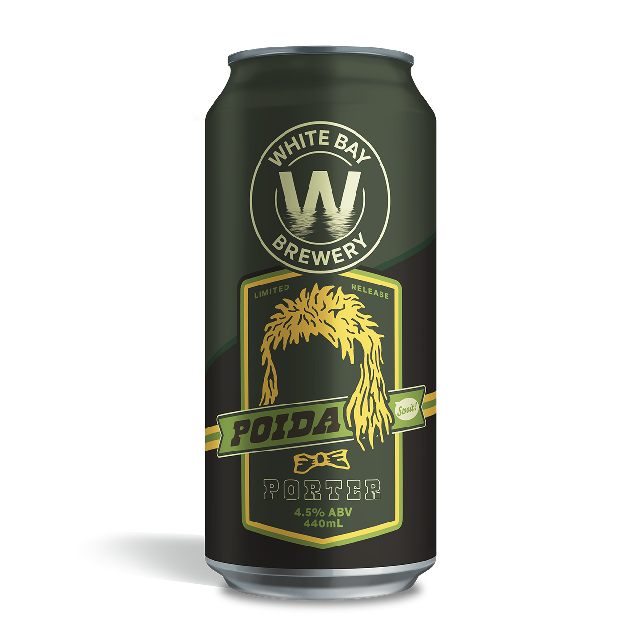 White Bay Brewery Poida Porter Dark Beer 4.5% ABV Beer Can Australia